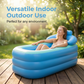 🏊‍♂️ 50% DI SCONTO – ULTIMO GIORNO! 🌊 Vasca da Bagno Gonfiabile Isolata a 3 Strati – PVC – Ritenzione del Calore & Supporto Lombare per Spa Casalinga