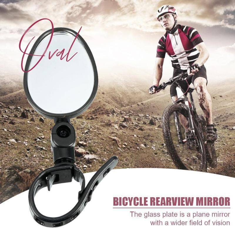 ⏳Time-Limited Special⏰360° Rotating Rearview Mirror – Clear view behind, no more neck twisting. Fits bikes, e‑bikes & motorcycles. Tool‑free silicone strap! 🛡️✨