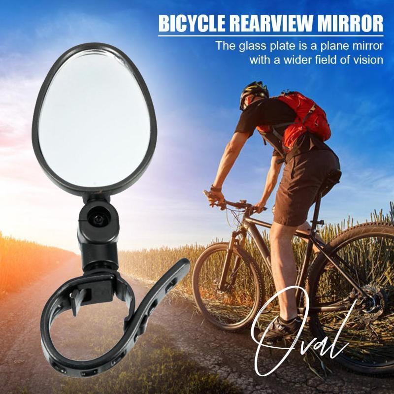 ⏳Time-Limited Special⏰360° Rotating Rearview Mirror – Clear view behind, no more neck twisting. Fits bikes, e‑bikes & motorcycles. Tool‑free silicone strap! 🛡️✨