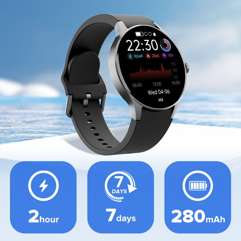 1.43-inch Waterproof Smart Watch for Men & Women