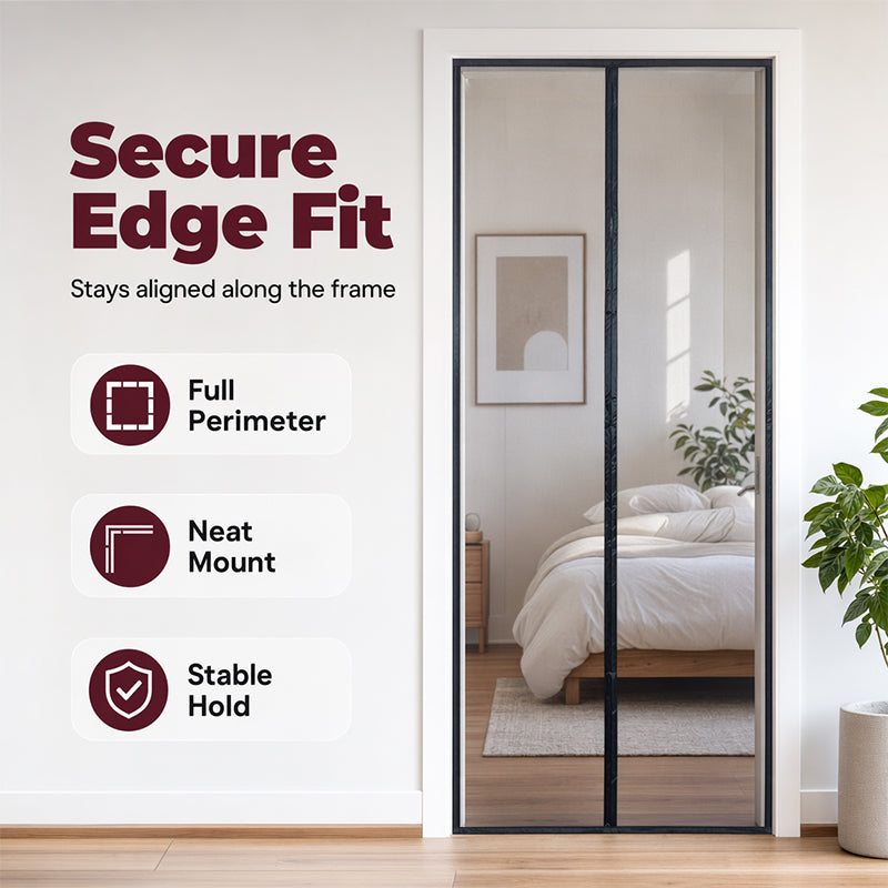 ✨️Ultimo Giorno 50% DI SCONTO🚪✨ ZANZARIERA MAGNETICA PER PORTA – TIENE FUORI MOSCHE, ZANZARE & VESPE! ✅ Chiusura Automatica • Installazione Senza Forare • Adatta a Animali e Bambini