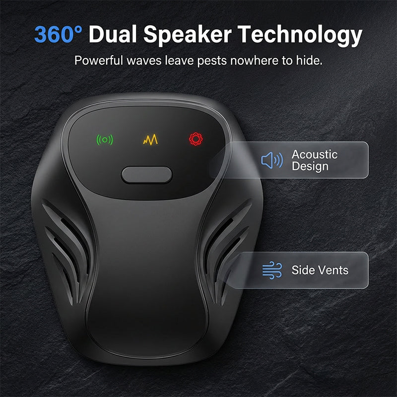 🥳 HOT SALE 2026 🥳 💞 50K+ CLIENTI SODDISFATTI! 🦟🚫 50% DI SCONTO! Repellente a ultrasuoni per insetti – 4 modalità, suono a 360°. Senza veleni, senza trappole. Copre tutta la stanza – sicuro per bambini e animali! 🏠✨