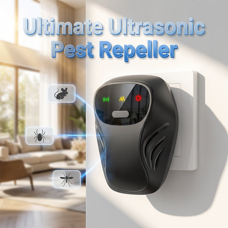🥳 HOT SALE 2026 🥳 💞 50K+ CLIENTI SODDISFATTI! 🦟🚫 50% DI SCONTO! Repellente a ultrasuoni per insetti – 4 modalità, suono a 360°. Senza veleni, senza trappole. Copre tutta la stanza – sicuro per bambini e animali! 🏠✨