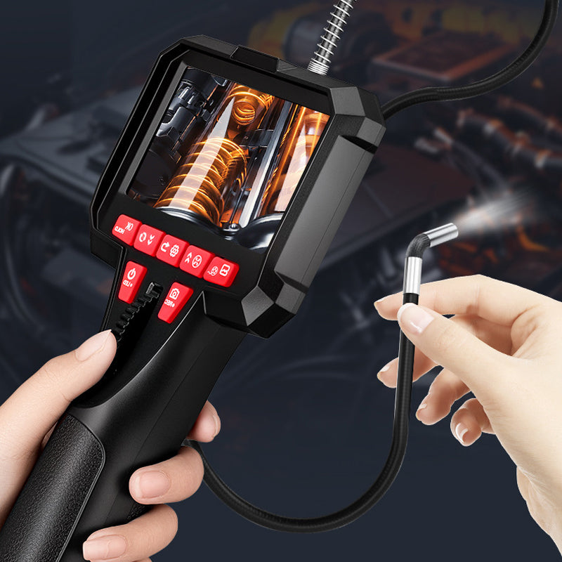 🔧 50% DI SCONTO ORA! 📹 Endoscopio Automotive Portatile 6mm – Telecamera Articolata, Monitor HD, Illuminazione LED & Cavo Semi-Rigido per Ispezioni di Precisione ✨