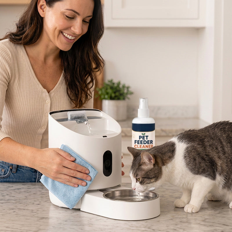 🥳2026 SUPER VENDITA🥳💞50.000+ VENDUTI!🐾🧼 50% DI SCONTO! Spray Detergente per Ciotole e Distributori Automatici – Rimuove grasso e cibo secco, elimina gli odori. Sicuro su plastica, acciaio e ceramica. Include asciugamano! 🧴✨