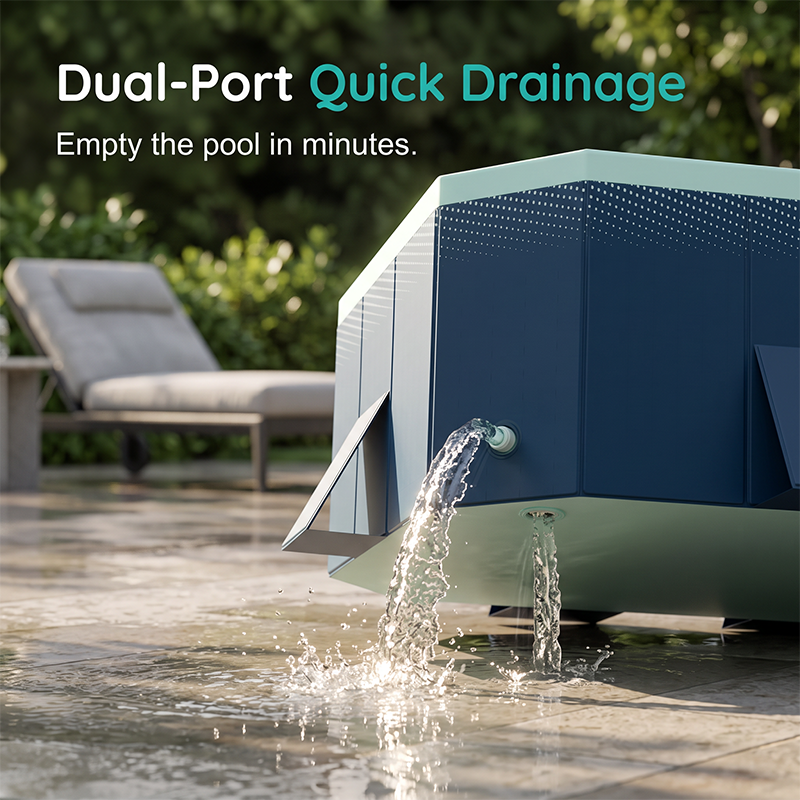 🥳OFFERTA IMPERDIBILE 2026🥳💞OLTRE 50.000 VENDUTE!👵❤️ Piscina rinforzata, non gonfiabile: goditi divertenti attività acquatiche e rinfrescati a casa durante l'estate.