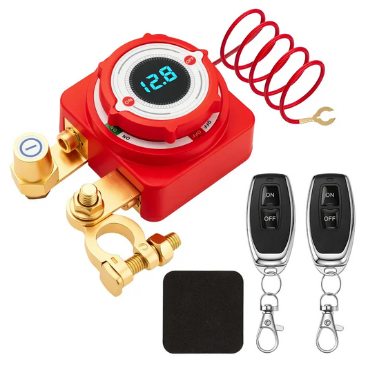 🥳OFFERTA CALDO 2026🥳💞50K+ VENDUTI!⚡🔋 50% DI SCONTO! Interruttore relè di disconnessione batteria auto – Controllo remoto e manuale, compatibile 12V/24V. Previene scarica e scarica profonda – niente più batterie scariche! 🛡️✨