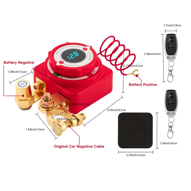 🥳OFFERTA CALDO 2026🥳💞50K+ VENDUTI!⚡🔋 50% DI SCONTO! Interruttore relè di disconnessione batteria auto – Controllo remoto e manuale, compatibile 12V/24V. Previene scarica e scarica profonda – niente più batterie scariche! 🛡️✨