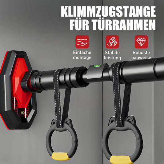 💪🚪 Sbarra per trazioni per telai di porte – 50% DI SCONTO! Base triangolare antiscivolo, doppio rinforzo a molla – robusta, sicura, senza fori. 🔥🏠