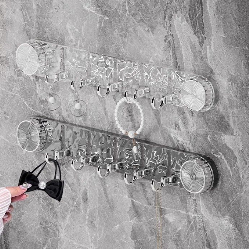🔥OFFERTA SPECIALE 50% DI SCONTO🔥 Porta Appendiabiti a Ventosa Rotante Senza Foratura con Texture Ondulata