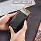 Portacarte Magnetico da Uomo con Protezione RFID/NFC – Design Bifold Classico, Chiusura Magnetica