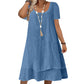 🎦 Nuovi Arrivi + 50% = doppia sorpresa! Vestito Casual Donna a Maniche Corte con Vestibilità Ampia