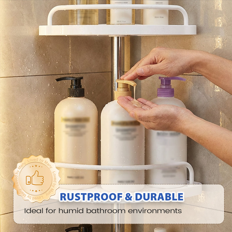 🥳PROMO 2026🥳💞OLTRE 50.000 VENDUTI! 🚿🔧 SCONTO DEL 50%! Mensola angolare telescopica regolabile per doccia – senza fori, 4 ripiani e resistente alla ruggine. Sfrutta al massimo gli angoli del tuo bagno! 🛡️✅
