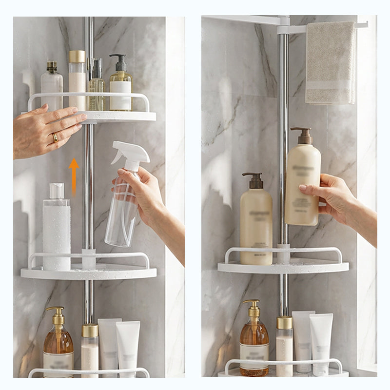 🥳PROMO 2026🥳💞OLTRE 50.000 VENDUTI! 🚿🔧 SCONTO DEL 50%! Mensola angolare telescopica regolabile per doccia – senza fori, 4 ripiani e resistente alla ruggine. Sfrutta al massimo gli angoli del tuo bagno! 🛡️✅