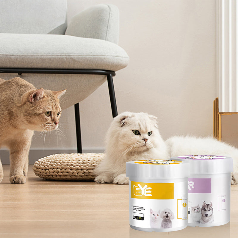 🥳SUPER VENDITA 2026🥳💞50.000+ VENDUTI!👵❤️ Salviette Detergenti Naturali a Base Vegetale per Occhi e Orecchie degli Animali