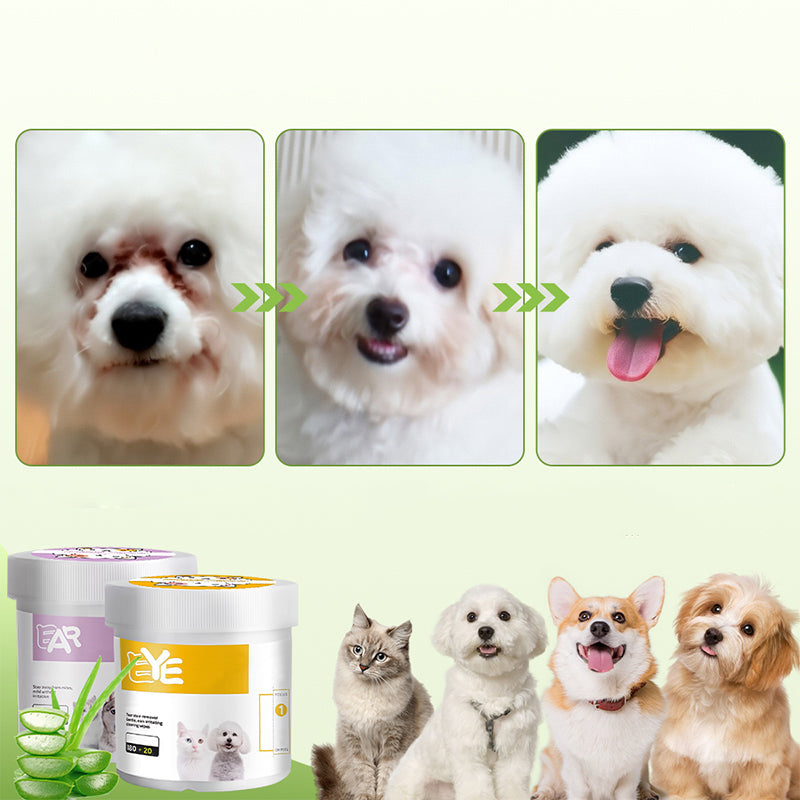 🥳SUPER VENDITA 2026🥳💞50.000+ VENDUTI!👵❤️ Salviette Detergenti Naturali a Base Vegetale per Occhi e Orecchie degli Animali