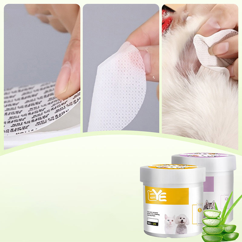 🥳SUPER VENDITA 2026🥳💞50.000+ VENDUTI!👵❤️ Salviette Detergenti Naturali a Base Vegetale per Occhi e Orecchie degli Animali