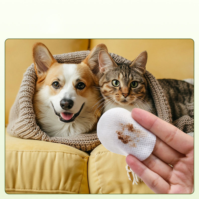 🥳SUPER VENDITA 2026🥳💞50.000+ VENDUTI!👵❤️ Salviette Detergenti Naturali a Base Vegetale per Occhi e Orecchie degli Animali