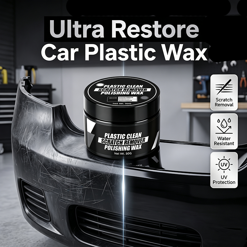 🔥🎁 Nuovo Prodotto – 50% di Sconto 🔥 Cera per Rimuovere e Riparare i Graffi sulle Superfici in Plastica dell'Auto (spugna inclusa)