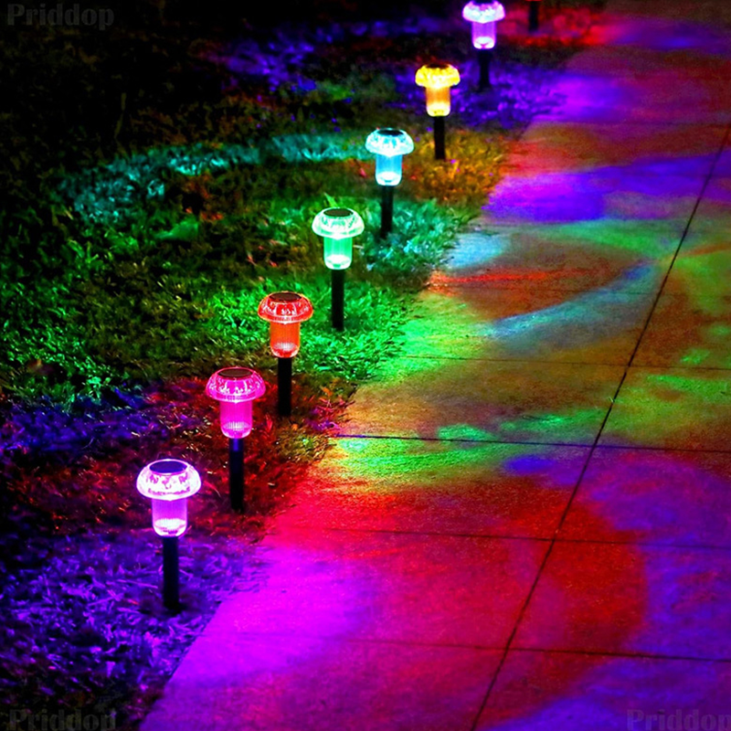 ✨ 50% SCONTO! 🌙 Luci Solari per Vialetti – Silicio Monocristallino – Luce Calda & RGB per Giardino