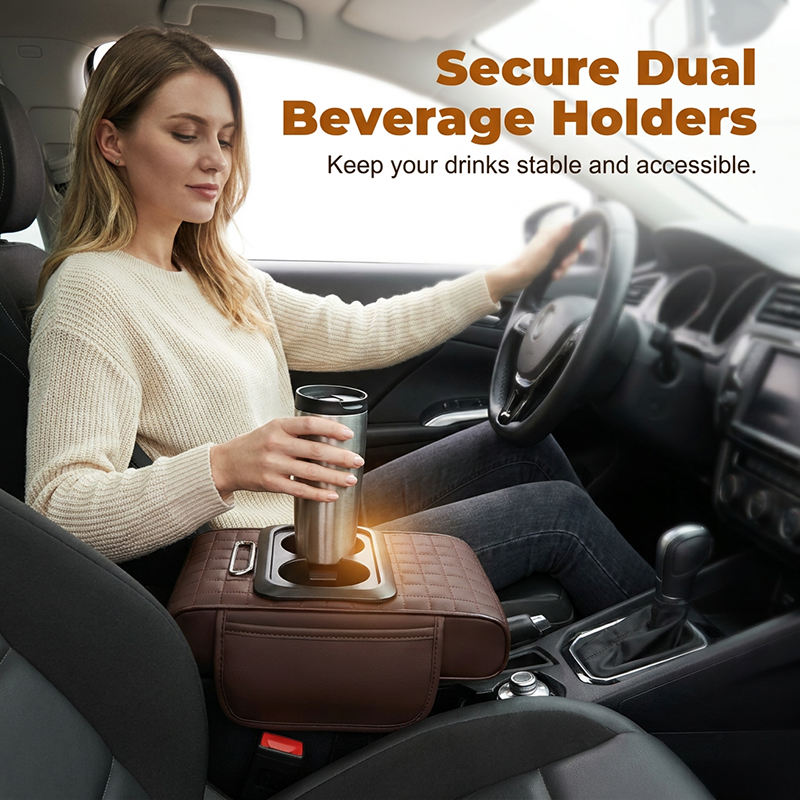 📢📢 50% DI SCONTO!! ⏰🚗 Organizer Multifunzionale per Console Auto e Bracciolo — Massimizza lo spazio interno dell’auto, scomparti multipli, riponi telefono, chiavi, monete e piccoli accessori, installazione semplice ✨