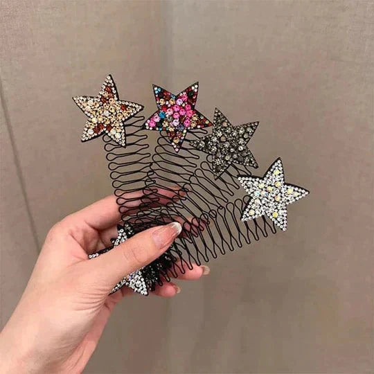 ⭐✨ Forcina Stella Invisibile – Fissaggio Magico, Brillantezza Sottile e Acconciatura Perfetta Senza Traccia della Clip 🕶️💫