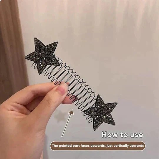 ⭐✨ Forcina Stella Invisibile – Fissaggio Magico, Brillantezza Sottile e Acconciatura Perfetta Senza Traccia della Clip 🕶️💫