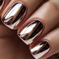 🥳SUPER OFFERTA 2026🥳💞50.000+ VENDUTI!🔥50% DI SCONTO! Smalto per Unghie Metallizzato – Effetto Specchio, Look Glamour per ogni occasione ✨💅