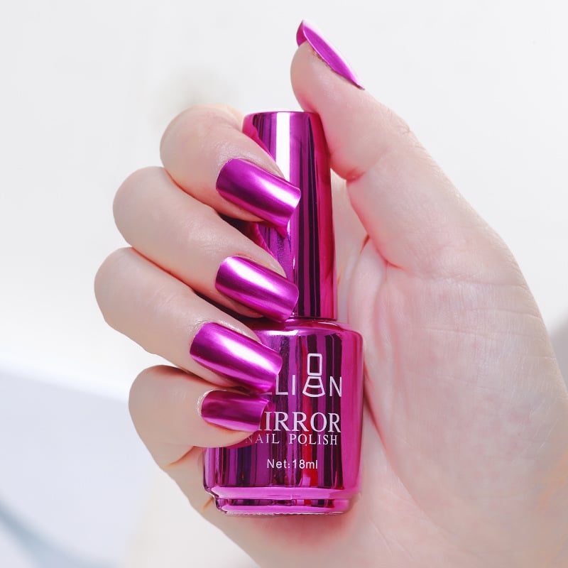 🥳SUPER OFFERTA 2026🥳💞50.000+ VENDUTI!🔥50% DI SCONTO! Smalto per Unghie Metallizzato – Effetto Specchio, Look Glamour per ogni occasione ✨💅
