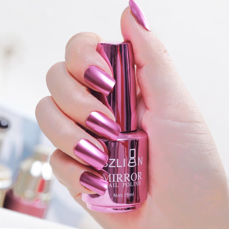 🥳SUPER OFFERTA 2026🥳💞50.000+ VENDUTI!🔥50% DI SCONTO! Smalto per Unghie Metallizzato – Effetto Specchio, Look Glamour per ogni occasione ✨💅