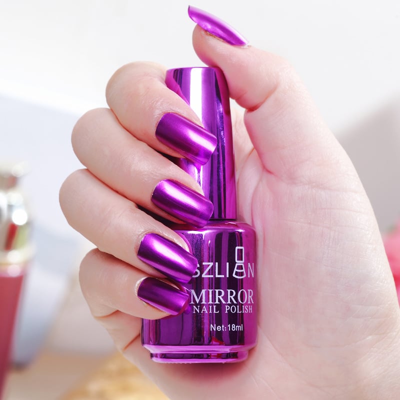 🥳SUPER OFFERTA 2026🥳💞50.000+ VENDUTI!🔥50% DI SCONTO! Smalto per Unghie Metallizzato – Effetto Specchio, Look Glamour per ogni occasione ✨💅