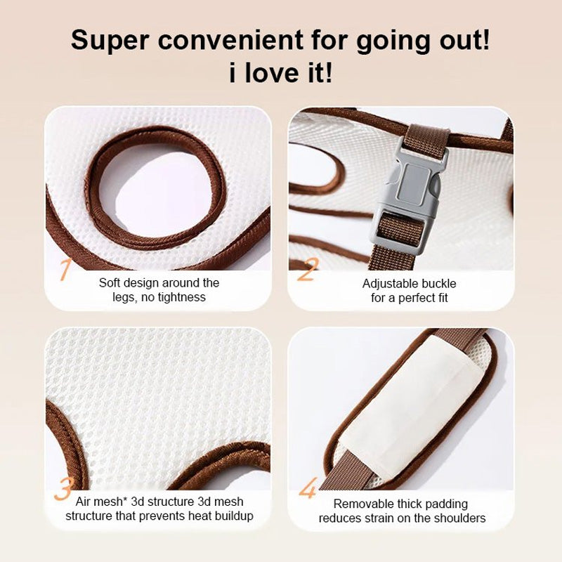 🥳2026 HOT SALE🥳💞50K+ SOLD! 🐾👜 50% OFF! Portable Breathable Pet Carrier Sling & Backpack – 2-in-1 crossbody, shoulder or tote. Padded strap & breathable fabric for small pets! 🛡️💚