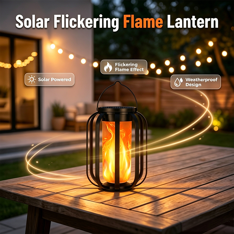 🔥🏮 Da non perdere! 50% DI SCONTO ⏰ ✨ Lanterna Solare a Fiamma – Effetto Fiamma Realistico, Zero Rischio Incendio ✨