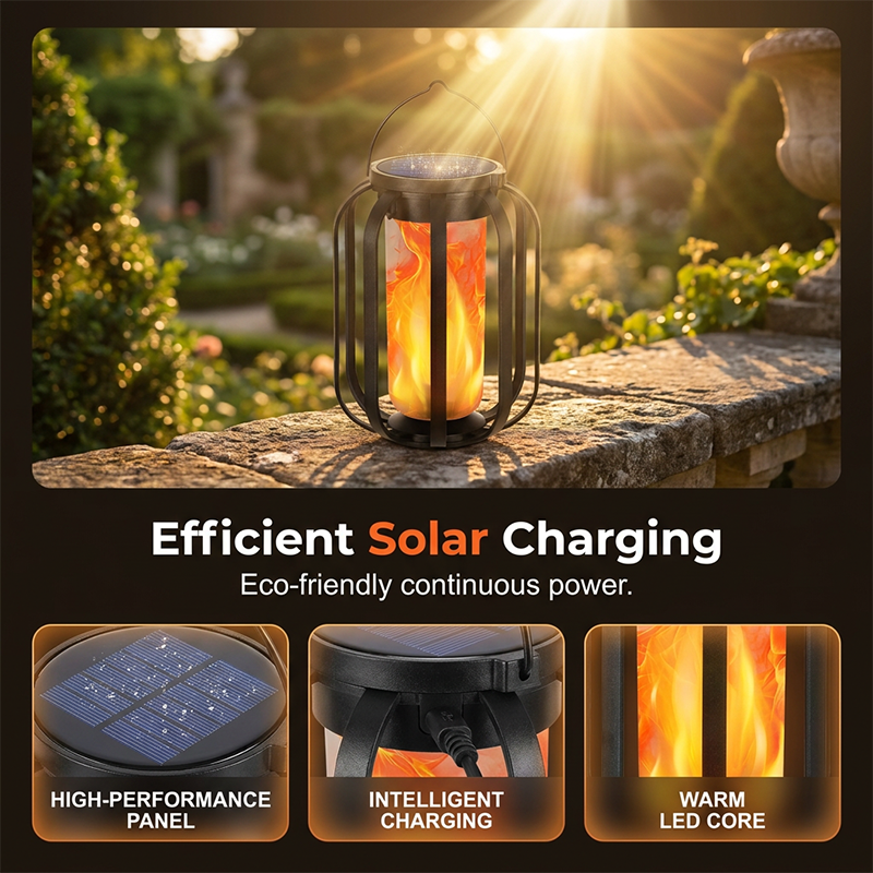 🔥🏮 Da non perdere! 50% DI SCONTO ⏰ ✨ Lanterna Solare a Fiamma – Effetto Fiamma Realistico, Zero Rischio Incendio ✨