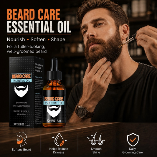 Olio essenziale nutriente per la cura della barba