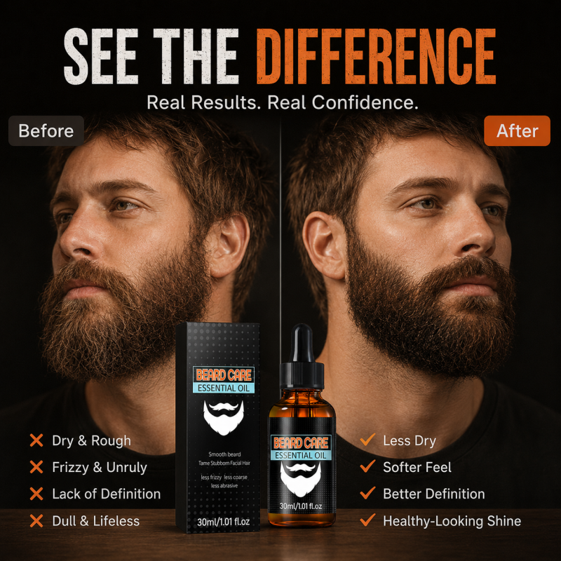 Olio essenziale nutriente per la cura della barba
