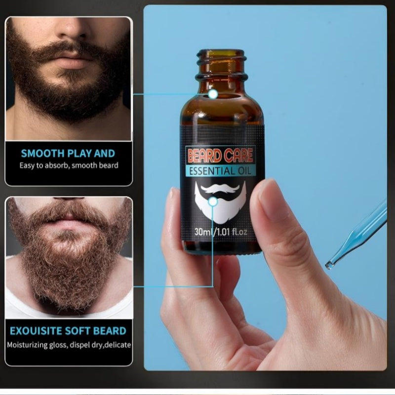 Olio essenziale nutriente per la cura della barba