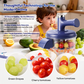 🔥Offerta Caldo 50% DI SCONTO🔥 Sbucciatore Elettrico di Frutta & Mixer – 2-in-1, Ricarica USB, Un Solo Tocco, Sbuccia in 10s 🍎