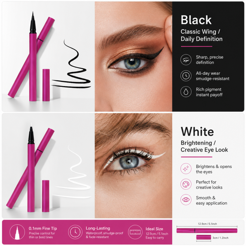 ✨ Eyeliner Liquido Impermeabile e Duraturo