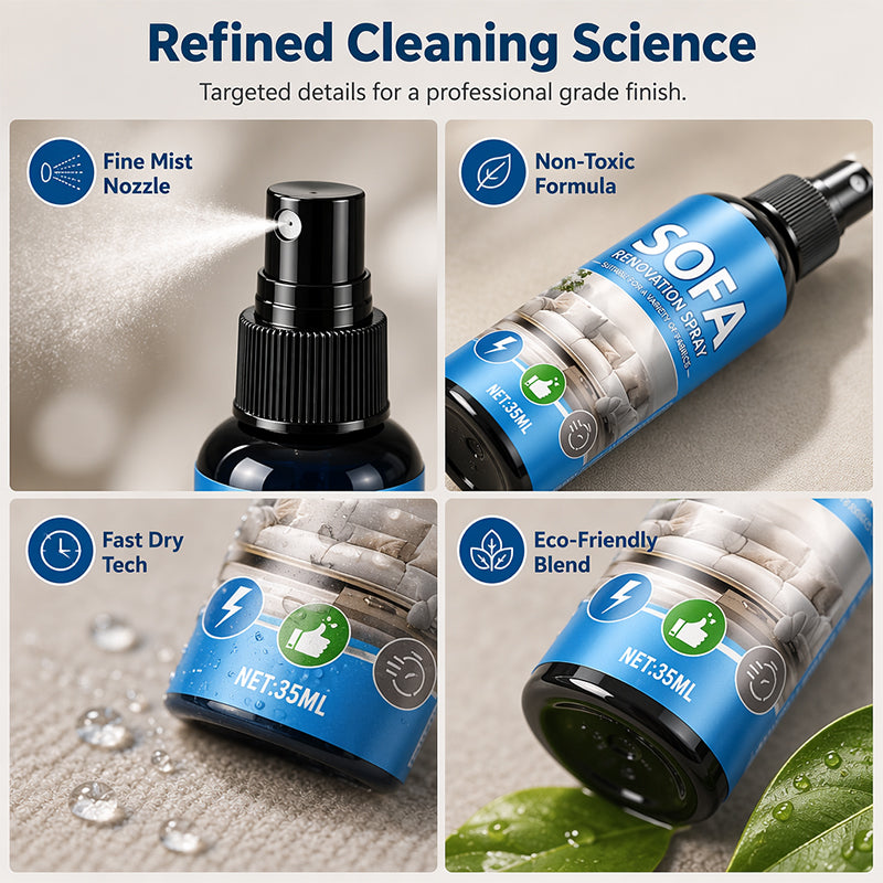 🥳VENDITA CALDA 2026🥳💞OLTRE 50.000 VENDUTI!🛍️✨ 50% DI SCONTO! Spray Detergente per Tessuti Senza Risciacquo – spruzza e asciuga – senza acqua, senza risciacquo. Perfetto per divani, tappeti e imbottiture – freschi in pochi minuti! 🧴💨