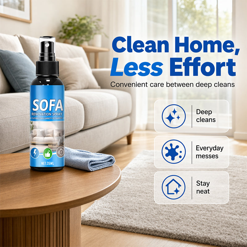 🥳VENDITA CALDA 2026🥳💞OLTRE 50.000 VENDUTI!🛍️✨ 50% DI SCONTO! Spray Detergente per Tessuti Senza Risciacquo – spruzza e asciuga – senza acqua, senza risciacquo. Perfetto per divani, tappeti e imbottiture – freschi in pochi minuti! 🧴💨
