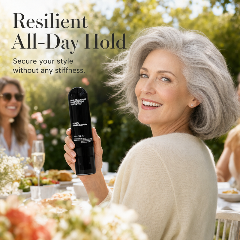 💁 LIMITED-TIME 50% OFF! Fluffy Hair Shaping Spray, Long Lasting Peach Scent Volumizing Hair Mist for All-Day Hold
