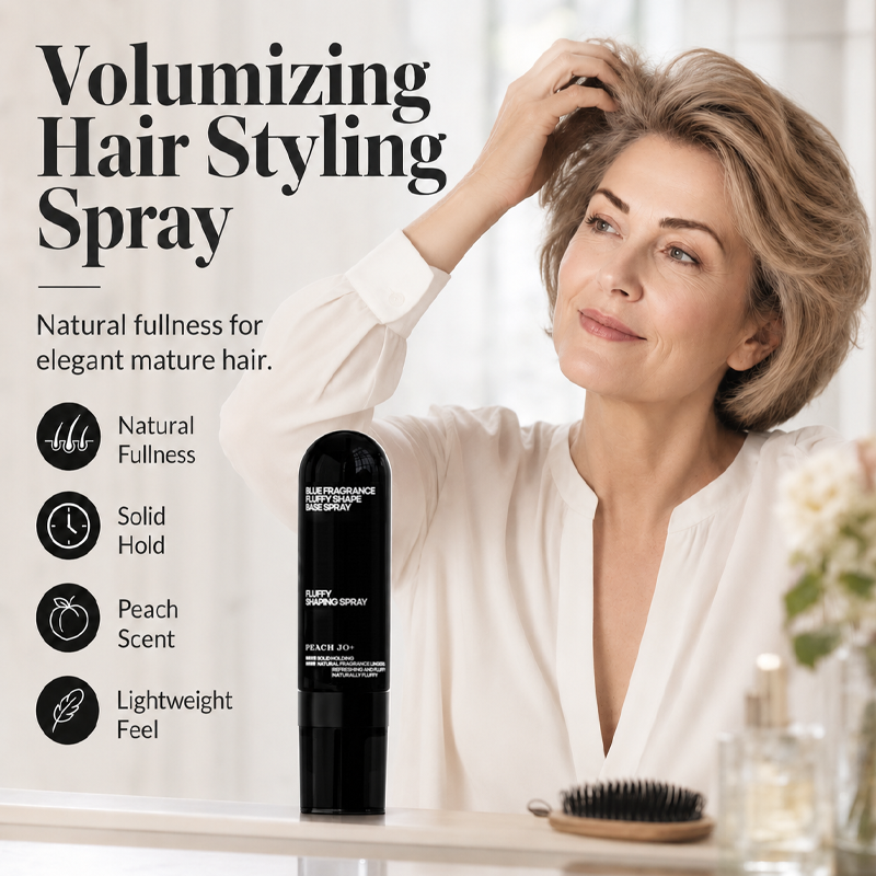 💁 LIMITED-TIME 50% OFF! Fluffy Hair Shaping Spray, Long Lasting Peach Scent Volumizing Hair Mist for All-Day Hold