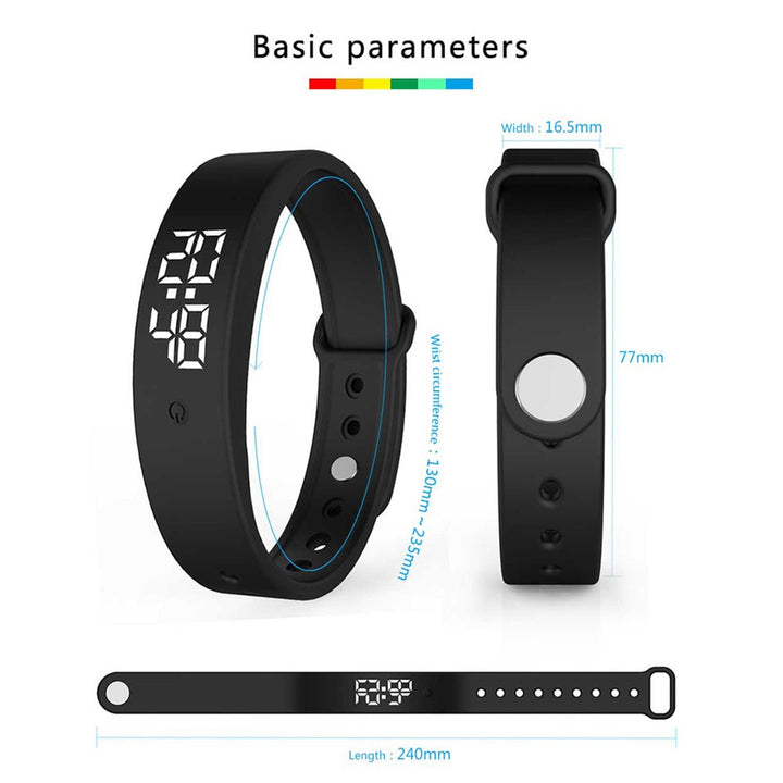 ⌚ SCONTO DEL 50%! 🏋️ SmartSense Smartband – Monitoraggio dell’attività fisica, frequenza cardiaca e contapassi – Ideale per l’attività fisica e la salute nella vita quotidiana 💪