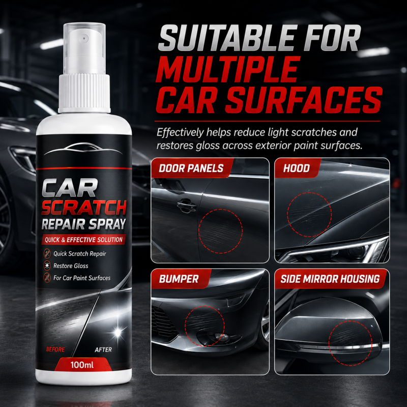 🚗💨 Addio ai graffi sull’auto! Spray riparatore universale, rimuove segni superficiali e riporta la carrozzeria come nuova in pochi istanti ✨