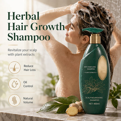 Natürliches Pflanzenextrakt Stärkendes Shampoo