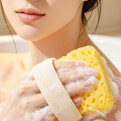 💥【50% DI SCONTO】🔥 Sacchetto Porta Sapone in Spugna Morbidissima – Schiuma Ricca, Antiscivolo, Asciugatura Rapida | Pelli Sensibili & Bambini 🧼