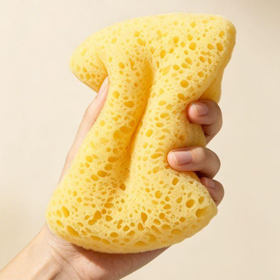 💥【50% DI SCONTO】🔥 Sacchetto Porta Sapone in Spugna Morbidissima – Schiuma Ricca, Antiscivolo, Asciugatura Rapida | Pelli Sensibili & Bambini 🧼