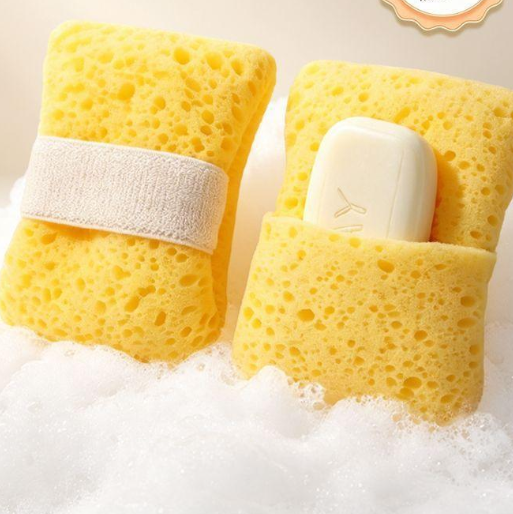 💥【50% DI SCONTO】🔥 Sacchetto Porta Sapone in Spugna Morbidissima – Schiuma Ricca, Antiscivolo, Asciugatura Rapida | Pelli Sensibili & Bambini 🧼