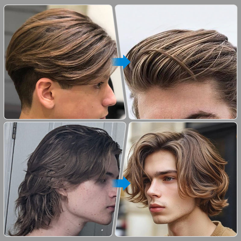 Pettine volumizzante a denti larghi – Pettine professionale per lo styling di capelli da uomo e donna